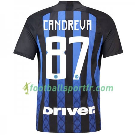 Tenue Inter Milan Candreva 87 Domicile 2018-2019 Maillot de Foot